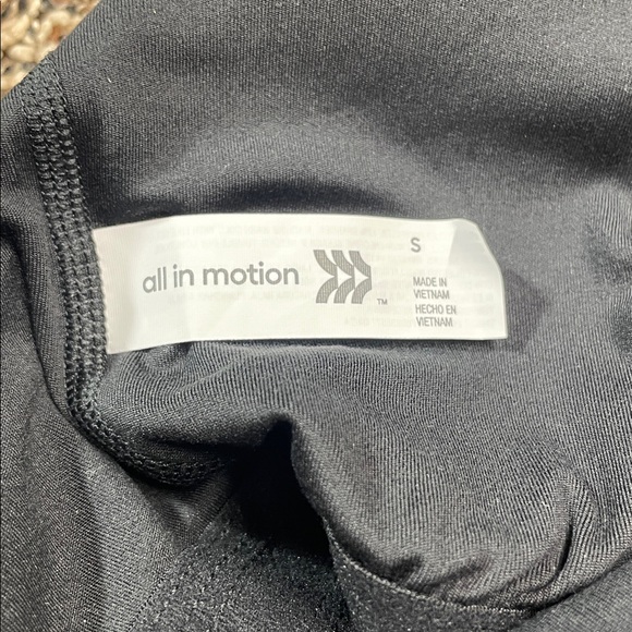 🆕 All in Motion Black Knit Slit Active Mini Dress Size Small | NWT - Picture 6 of 10